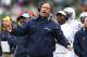 EAST LANSING, MI - NOVEMBER 04: Head coach James Franklin of the Penn State Nittany Lions reacts to a first half play while playing the Michigan State Spartans at Spartan Stadium on November 4, 2017 in East Lansing, Michigan. (Photo by Gregory Shamus/Getty Images)