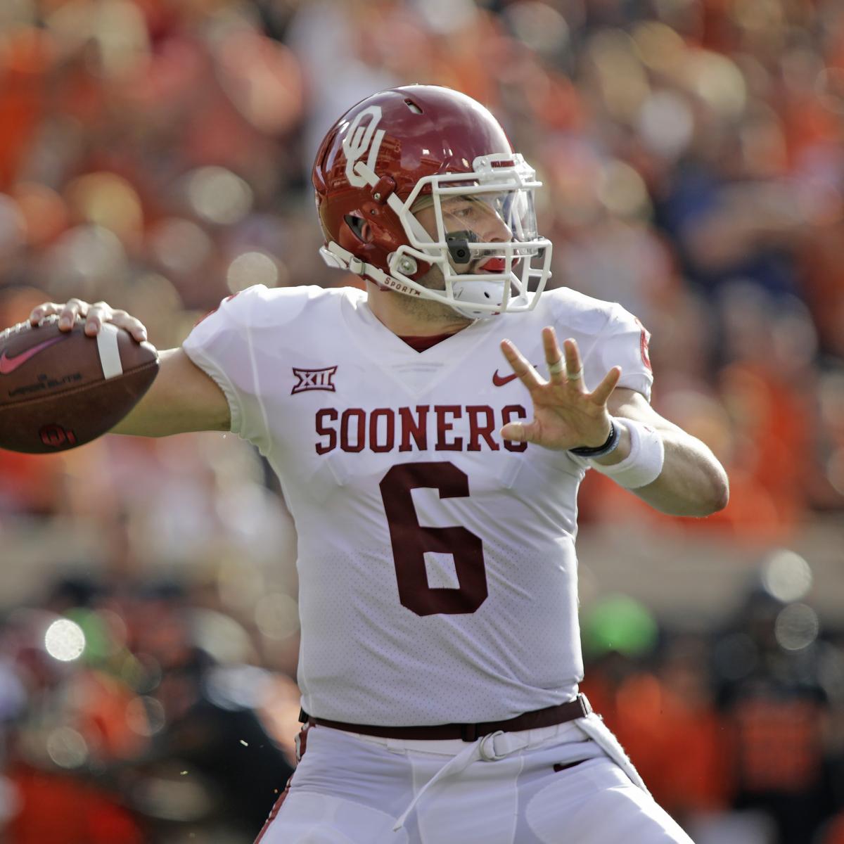 Baker Mayfield Sets New Oklahoma SingleGame Record with 598 Passing