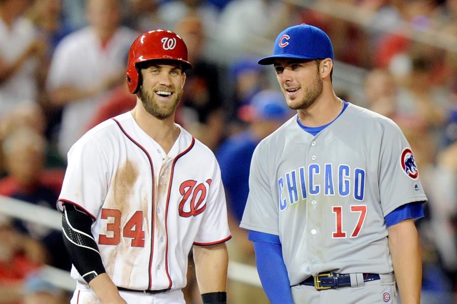 MVP! Bryce Harper with his nephew Colton & niece Harper on the MLB