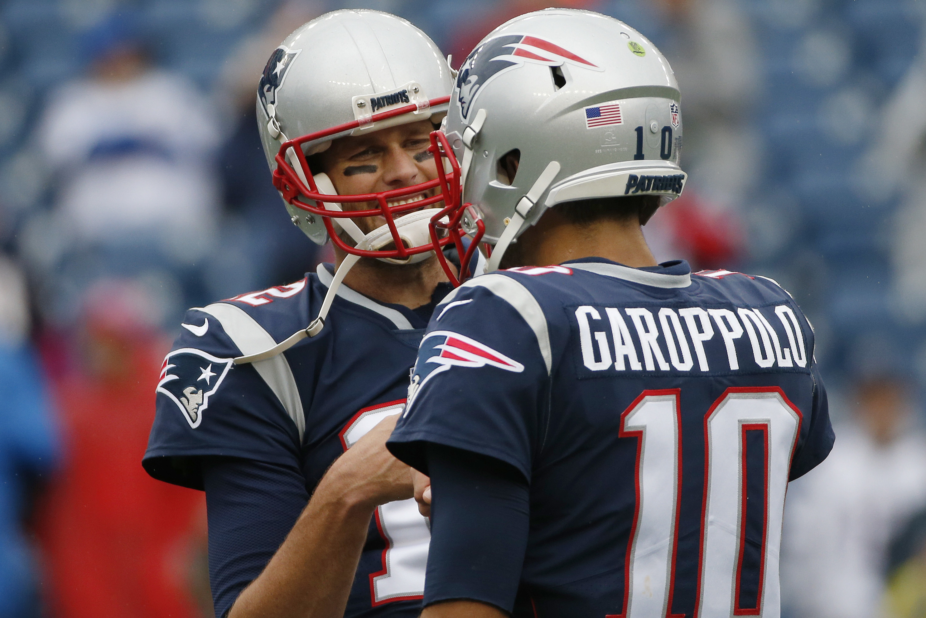 Tom Brady playing for Raiders if Jimmy Garoppolo can't? Unlikely