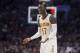 PHILADELPHIA, PA - NOVEMBER 1: Dennis Schroder #17 of the Atlanta Hawks reacts against the Philadelphia 76ers at the Wells Fargo Center on November 1, 2017 in Philadelphia, Pennsylvania. NOTE TO USER: User expressly acknowledges and agrees that, by downloading and or using this photograph, User is consenting to the terms and conditions of the Getty Images License Agreement. (Photo by Mitchell Leff/Getty Images)