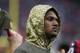 Houston Texans quarterback Deshaun Watson (4) stands on the sideline during the first half of an NFL football game against the Indianapolis Colts, Sunday, Nov. 5, 2017, in Houston. (AP Photo/Eric Christian Smith)