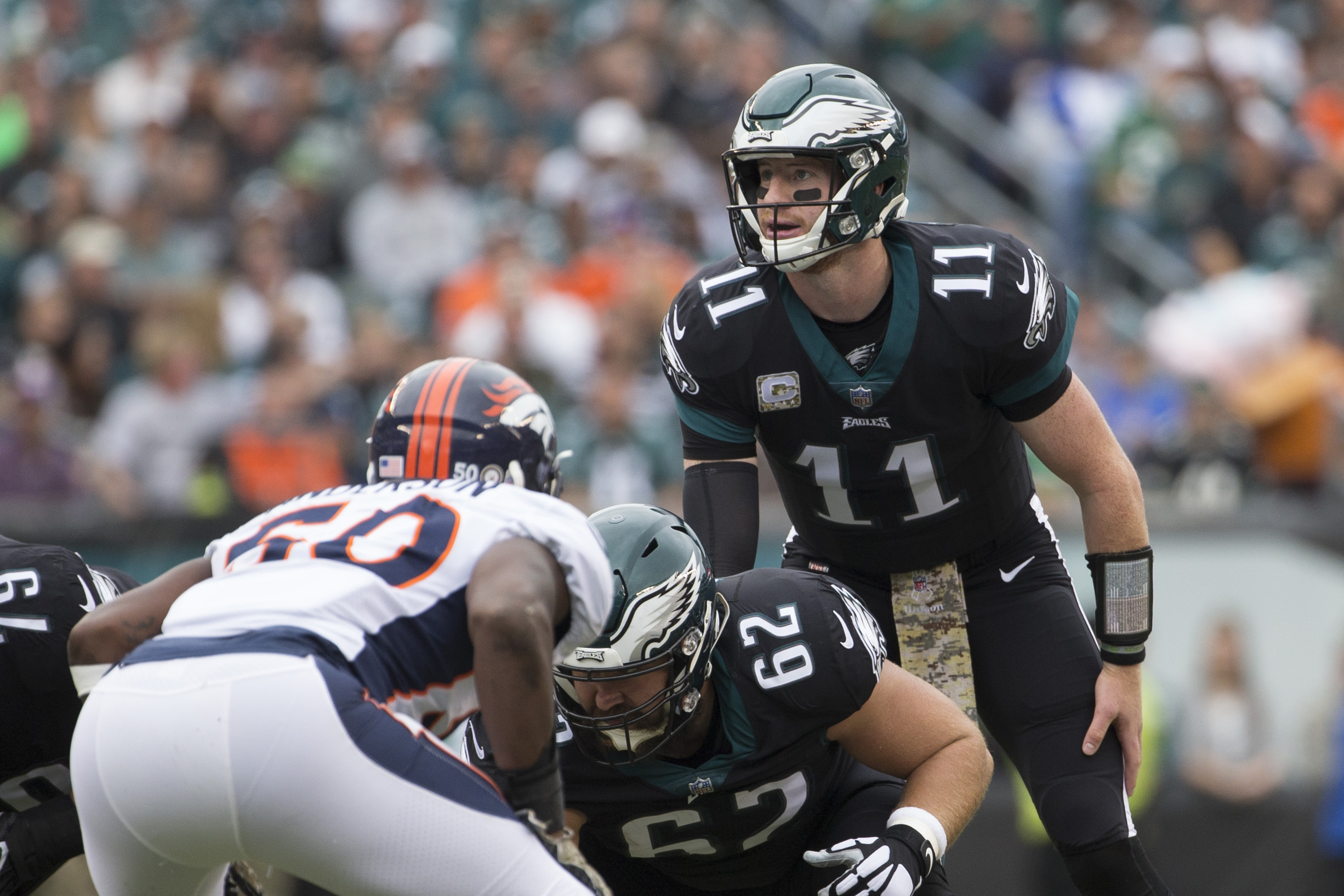 Eagles rout Broncos, 51-23, to keep NFL's best record