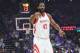 SACRAMENTO, CA - OCTOBER 18: Nene Hilario #42 of the Houston Rockets passes the ball against the Sacramento Kings during an NBA basketball game at Golden 1 Center on October 18, 2017 in Sacramento, California. (Photo by Thearon W. Henderson/Getty Images)