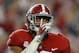 TUSCALOOSA, AL - NOVEMBER 04: Quinnen Williams #92 of the Alabama Crimson Tide reacts after a sack against the LSU Tigers at Bryant-Denny Stadium on November 4, 2017 in Tuscaloosa, Alabama. (Photo by Kevin C. Cox/Getty Images)