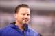 EAST RUTHERFORD, NJ - NOVEMBER 05: head coach Ben McAdoo of the New York Giants looks on after a 51-17 loss against the Los Angeles Rams after their game at MetLife Stadium on November 5, 2017 in East Rutherford, New Jersey. (Photo by Al Bello/Getty Images)