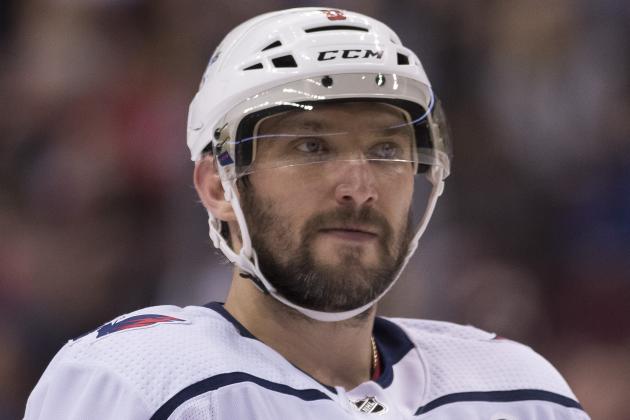 VANCOUVER, BC - OCTOBER 26: Alex Ovechkin #8 of the Washington Capitals during NHL action against the Vancouver Canucks on October, 26, 2017 at Rogers Arena in Vancouver, British Columbia, Canada.  (Photo by Rich Lam/Getty Images)