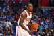 LOS ANGELES, CA - OCTOBER 21: Eric Bledsoe #2 of the Phoenix Suns handles the ball against the LA Clippers on October 21, 2017 at STAPLES Center in Los Angeles, California. NOTE TO USER: User expressly acknowledges and agrees that, by downloading and/or using this Photograph, user is consenting to the terms and conditions of the Getty Images License Agreement. Mandatory Copyright Notice: Copyright 2017 NBAE (Photo by Andrew D. Bernstein/NBAE via Getty Images)