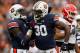 AUBURN, AL - NOVEMBER 11: Tre' Williams #30 of the Auburn Tigers reacts after a defensive stop against the Georgia Bulldogs with Jeff Holland #4 at Jordan Hare Stadium on November 11, 2017 in Auburn, Alabama. (Photo by Kevin C. Cox/Getty Images)