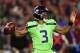 GLENDALE, AZ - NOVEMBER 09: Quarterback Russell Wilson #3 of the Seattle Seahawks throws a pass during the first half of the NFL game against the Arizona Cardinals at the University of Phoenix Stadium on November 9, 2017 in Glendale, Arizona. (Photo by Christian Petersen/Getty Images)