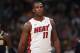 Miami Heat guard Dion Waiters (11) in the first half of an NBA basketball game Friday, Nov. 3, 2017, in Denver. (AP Photo/David Zalubowski)
