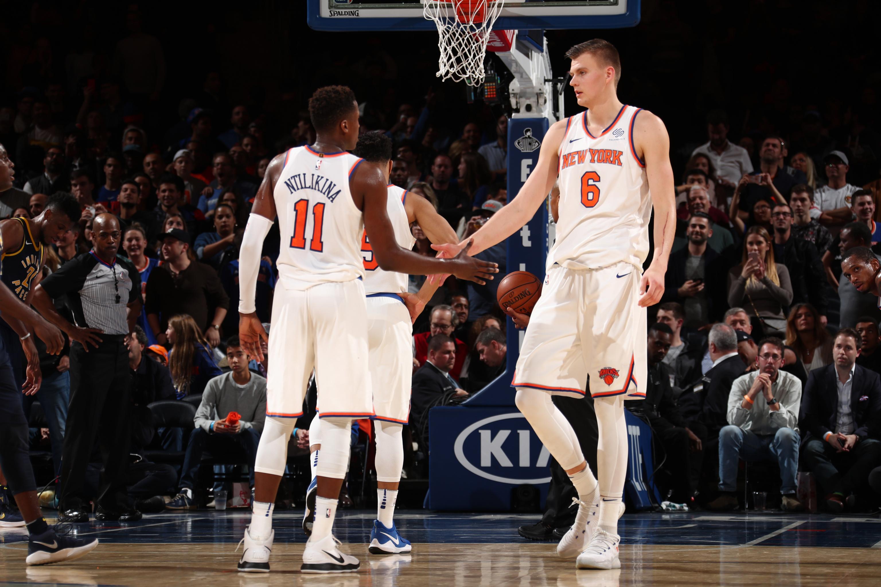 Knicks' Frank Ntilikina makes statement, but LeBron wins the game