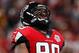 ATLANTA, GA - SEPTEMBER 17: Adrian Clayborn #99 of the Atlanta Falcons celebrates after sacking Aaron Rodgers #12 of the Green Bay Packers (not pictured) during the second half at Mercedes-Benz Stadium on September 17, 2017 in Atlanta, Georgia. (Photo by Kevin C. Cox/Getty Images)
