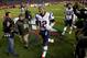 New England Patriots quarterback Tom Brady (12) cheers Patriots fans as he leaves the field after an NFL football game against the Denver Broncos, Sunday, Nov. 12, 2017, in Denver. The Patriots won 41-16. (AP Photo/David Zalubowski)