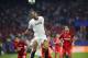 Sevilla's French midfielder Steven N'Zonzi heads the ball during the UEFA Champions League group E football match between Sevilla and Spartak Moscow at Sanchez Pizjuan Stadium in Sevilla on November 1, 2017. / AFP PHOTO / CRISTINA QUICLER (Photo credit should read CRISTINA QUICLER/AFP/Getty Images)