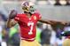SANTA CLARA, CA - JANUARY 01: Colin Kaepernick #7 of the San Francisco 49ers drops back to pass against the Seattle Seahawks during the second quarter of their NFL football game at Levi's Stadium on January 1, 2017 in Santa Clara, California. (Photo by Thearon W. Henderson/Getty Images)