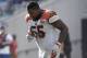 Cincinnati Bengals linebacker Vontaze Burfict (55) jogs off the field after a play during the second half of an NFL football game against the Jacksonville Jaguars Sunday, Nov. 5, 2017, in Jacksonville, Fla. The Jaguars won 23-7. (AP Photo/Phelan M. Ebenhack)