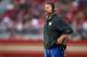 SANTA CLARA, CA - NOVEMBER 12: Head coach Ben McAdoo of the New York Giants looks on against the San Francisco 49ers during their NFL game at Levi's Stadium on November 12, 2017 in Santa Clara, California. (Photo by Ezra Shaw/Getty Images)