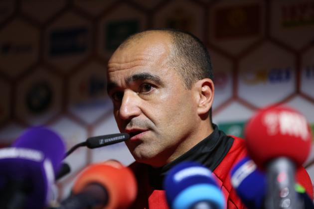 20171107 - Tubize, Belgium / Training Red Devils /'nPress conference Roberto MARTINEZ'nPicture Vincent Van Doornick / Isosport