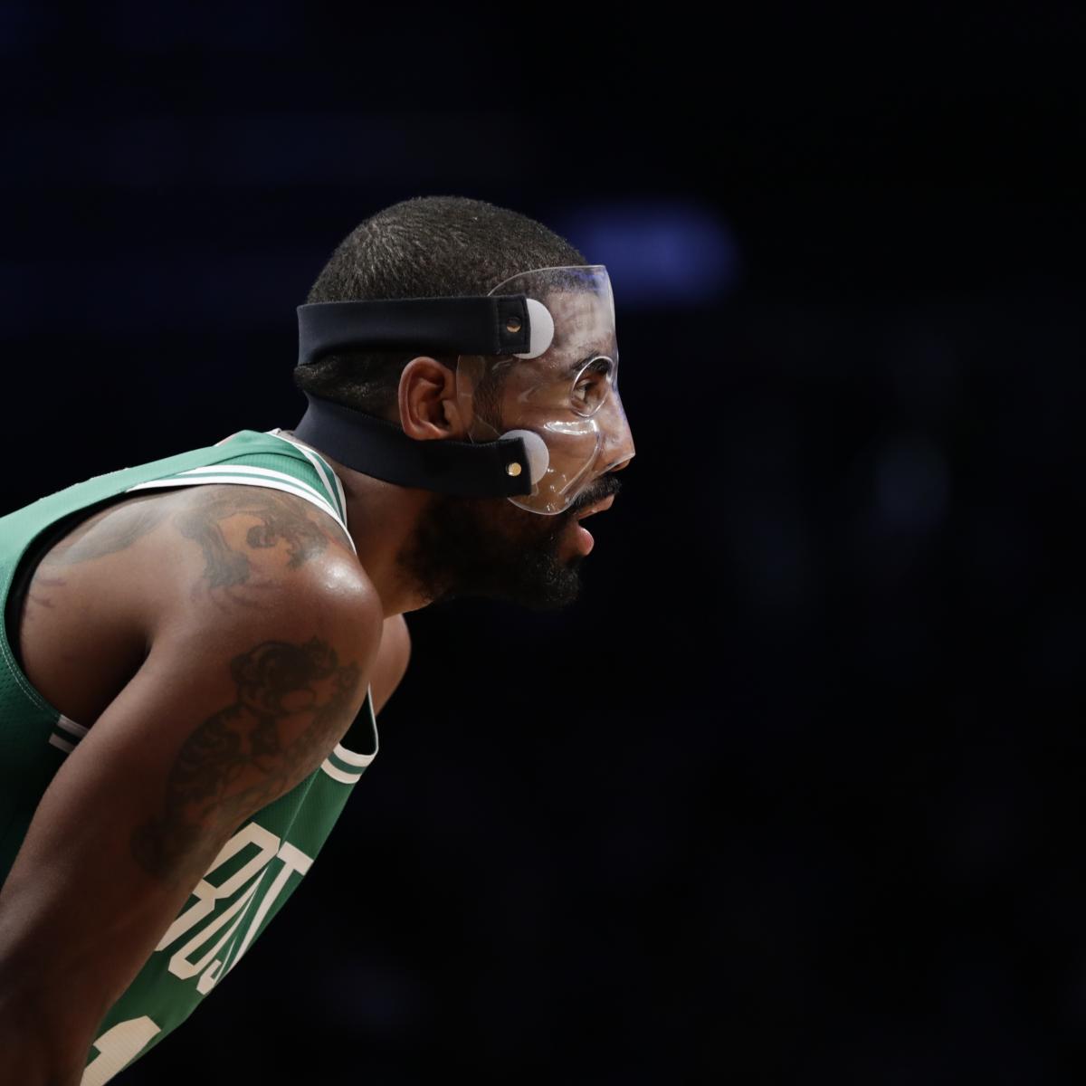 Kyrie Irving Frustrated with Clear Mask Worn in Win vs. Nets | Bleacher Report ...