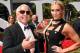 LOS ANGELES, CA - JULY 13: WWE wrestler Ric Flair (L) and WWE Diva Charlotte attend the 2016 ESPYS at Microsoft Theater on July 13, 2016 in Los Angeles, California. (Photo by Kevin Winter/Getty Images)
