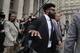 Dallas Cowboys NFL football star Ezekiel Elliott walks out of federal court, Thursday, Nov. 9, 2017, in New York. Elliott's lawyers argued before a Manhattan federal appeals court on whether the Cowboys running back should be allowed to play while three judges decide the fate of his six-game suspension for alleged domestic violence. (AP Photo/Julie Jacobson)