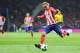 MADRID, SPAIN - OCTOBER 31: Antoine Griezmann, #7 of Atletico de Madrid during the UEFA Champions League group C match between Club Atletico de Madrid and Qarabag FK at Wanda Metropolitano on October 31, 2017 in Madrid, Spain. (Photo by Sonia Canada/Getty Images)