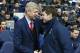 All smiles now but tensions will be fraught on Saturday for the much anticipated North London derby.