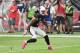 GLENDALE, AZ - OCTOBER 15: Larry Fitzgerald #11 of the Arizona Cardinals runs with the ball against the Tampa Bay Buccaneers at University of Phoenix Stadium on October 15, 2017 in Glendale, Arizona. (Photo by Norm Hall/Getty Images)
