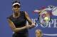 Venus Williams, of the United States, returns a shot from Sloane Stephens, of the United States, during the semifinals of the U.S. Open tennis tournament, Thursday, Sept. 7, 2017, in New York. (AP Photo/Adam Hunger)