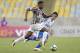 RIO DE JANEIRO, BRAZIL - OCTOBER 15: Wendel of Fluminense runs with the ball during the match between Fluminense and Avai as part of Brasileirao Series A 2017 at Maracana Stadium on October 15, 2017 in Rio de Janeiro, Brazil. (Photo by Alexandre Loureiro/Getty Images)