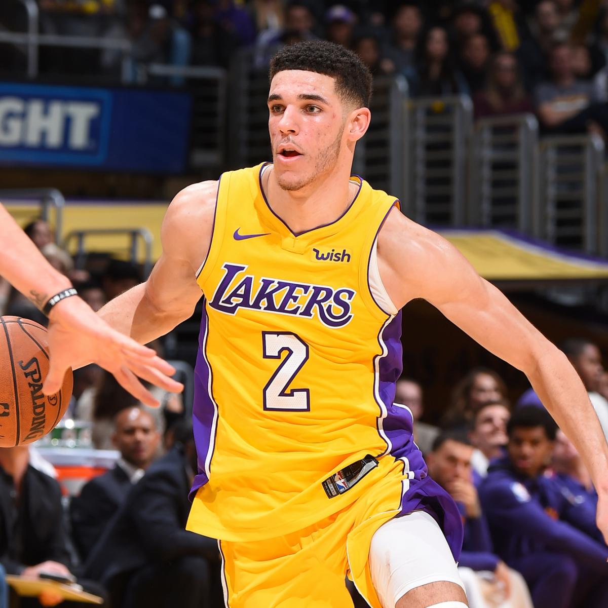 Lonzo Ball Gets Pregame Haircut Struggles to Score in 