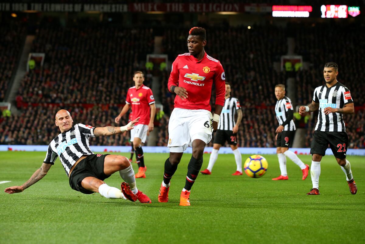 Returning Paul Pogba Scores, Leads Manchester United Past Newcastle