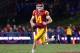 LOS ANGELES, CA - NOVEMBER 18: Sam Darnold #14 of the USC Trojans scrambles out of the pocket during the second quarter against the UCLA Bruins at Los Angeles Memorial Coliseum on November 18, 2017 in Los Angeles, California. (Photo by Harry How/Getty Images)