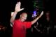 LaVar Ball, father of LiAngelo Ball and the owner of the Big Baller brand, waves during a promotional event in Shanghai on November 10, 2017.
LiAngelo Ball, the younger brother of Los Angeles Lakers star Lonzo Ball, was among three college basketball players arrested in China on suspicion of shoplifting, US media reports said on November 8. / AFP PHOTO / STR / China OUT (Photo credit should read STR/AFP/Getty Images)