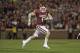 NORMAN, OK - NOVEMBER 11: Quarterback Baker Mayfield #6 of the Oklahoma Sooners scrambles against the TCU Horned Frogs at Gaylord Family Oklahoma Memorial Stadium on November 11, 2017 in Norman, Oklahoma. Oklahoma defeated TCU 38-20. (Photo by Brett Deering/Getty Images)