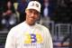 LOS ANGELES, CA - OCTOBER 02: LaVar Ball holds courd during The Los Angeles Lakers game against the Denver Nuggets at Staples Center on October 2, 2017 in Los Angeles, California. (Photo by Allen Berezovsky/Getty Images)