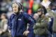 SEATTLE, WA - NOVEMBER 20: Seahawks head coach Pete Carroll looks on during the second quarter of the game against the Atlanta Falcons at CenturyLink Field on November 20, 2017 in Seattle, Washington. (Photo by Otto Greule Jr /Getty Images)
