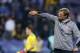 Liverpool coach Jurgen Klopp gives directions to his players during the Champions League soccer match between Maribor and Liverpool at the Ljudski vrt stadium, in Maribor, Slovenia, Tuesday, Oct. 17, 2017. (AP Photo/Darko Bandic)