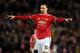 MANCHESTER, ENGLAND - NOVEMBER 18: Zlatan Ibrahimovic of Manchester United during the Premier League match between Manchester United and Newcastle United at Old Trafford on November 18, 2017 in Manchester, England. (Photo by Gareth Copley/Getty Images)