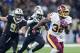 NEW ORLEANS, LA - NOVEMBER 19: Samaje Perine #32 of the Washington Redskins runs the ball during a game against the New Orleans Saints at Mercedes-Benz Superdome on November 19, 2017 in New Orleans, Louisiana. Saints defeated the Redskins 34-31. (Photo by Wesley Hitt/Getty Images)