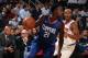 NEW YORK, NY - NOVEMBER 20: Patrick Beverley #21 of the LA Clippers handles the ball during the game against the New York Knicks on November 20, 2017 at Madison Square Garden in New York City, New York. NOTE TO USER: User expressly acknowledges and agrees that, by downloading and or using this Photograph, user is consenting to the terms and conditions of the Getty Images License Agreement. Mandatory Copyright Notice: Copyright 2017 NBAE (Photo by Nathaniel S. Butler/NBAE via Getty Images)