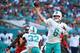 MIAMI GARDENS, FL - NOVEMBER 19: Jay Cutler #6 of the Miami Dolphins passes during the first quarter against the Tampa Bay Buccaneers at Hard Rock Stadium on November 19, 2017 in Miami Gardens, Florida. (Photo by Mark Brown/Getty Images)