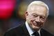 Dallas Cowboys owner Jerry Jones walks the turf inside Mercedes-Benz stadium before the first half of an NFL football game between the Atlanta Falcons and the Dallas Cowboys, Sunday, Nov. 12, 2017, in Atlanta. (Jeff Haynes/AP Images for Panini)