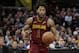 Cleveland Cavaliers' Derrick Rose drives downcourt in the first half of an NBA basketball game against the Indiana Pacers, Wednesday, Nov. 1, 2017, in Cleveland. (AP Photo/Tony Dejak)
