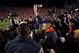 AUBURN, AL - NOVEMBER 25: Head coach Gus Malzahn of the Auburn Tigers celebrates after the victory over the Alabama Crimson Tide at Jordan Hare Stadium on November 25, 2017 in Auburn, Alabama. (Photo by Kevin C. Cox/Getty Images)