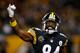 PITTSBURGH, PA - NOVEMBER 26: Antonio Brown #84 of the Pittsburgh Steelers reacts after a 33 yard touchdown reception in the fourth quarter during the game against the Green Bay Packers at Heinz Field on November 26, 2017 in Pittsburgh, Pennsylvania. (Photo by Justin K. Aller/Getty Images)