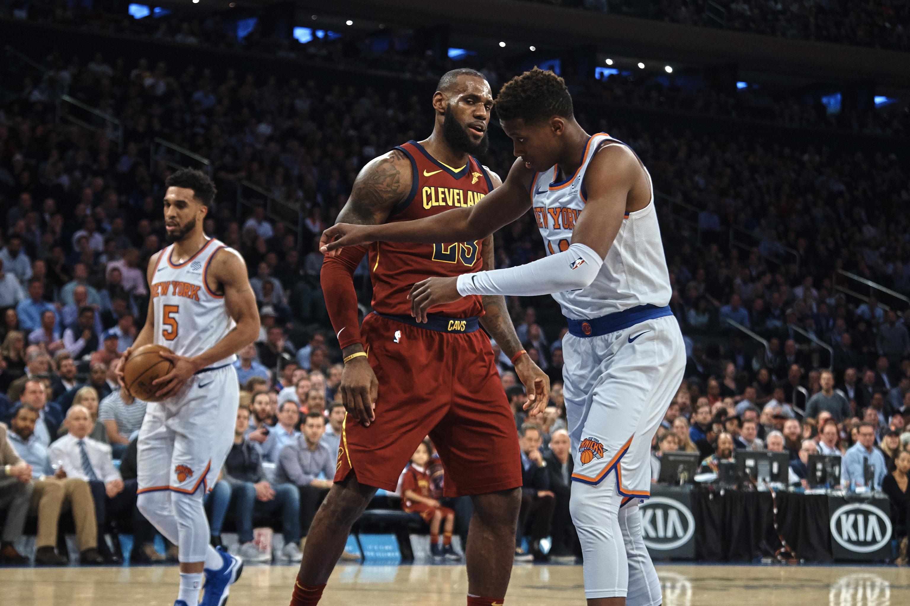 New York Knicks criticized by LeBron James for selecting Frank Ntilikina -  ESPN