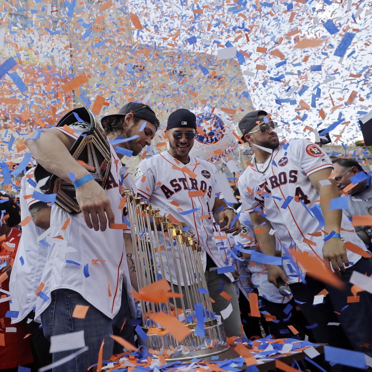 Astros Receive MLBRecord Playoff Prize Money After Winning World