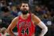 DALLAS, TX - OCTOBER 4: Nikola Mirotic #44 of the Chicago Bulls looks on during the game against the Dallas Mavericks on October 4, 2017 at the American Airlines Center in Dallas, Texas. NOTE TO USER: User expressly acknowledges and agrees that, by downloading and or using this photograph, User is consenting to the terms and conditions of the Getty Images License Agreement. Mandatory Copyright Notice: Copyright 2017 NBAE (Photo by Glenn James/NBAE via Getty Images)